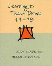 Learning to teach drama 11-18