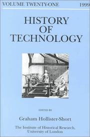 Cover of: History of Technology