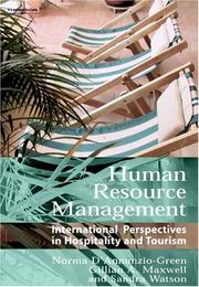 Human resource management : international perspectives in hospitality and tourism