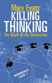 Cover of: Killing Thinking: Death of the Universities
