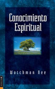 Cover of: Conocimiento Espiritual