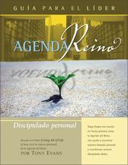 Cover of: La Agenda del Reino: Discipulado personal (Guía para el Líder)