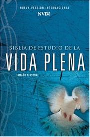 Cover of: Nvi Biblia De Estudio Vida Plena, Tamano Personal/ NVI Life Study Bible, Personal Size