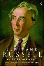 Cover of: Autobiography by Bertrand Russell