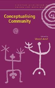 Cover of: Realizing Community: Concepts, Social Relationships and Sentiments (European Association of Social Anthropologists (Series).)