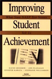 Cover of: Improving Student Achievement: What State NAEP Test Scores Tell Us