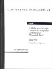 Cover of: Nato's New Strategic Concept And Peripheral Contingencies: The Middle East (Documented Briefing)