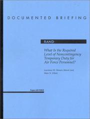 What is the required level of noncontingency temporary duty for Air Force personnel?