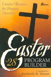 Cover of: Easter Program Builder No. 28: Creative Resources for Program Directors (Easter Program Builder)