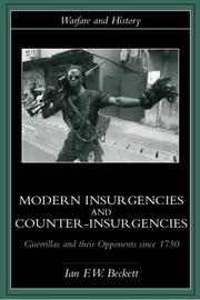 Modern Insurgencies and Counter-Insurgencies by Ian Beckett