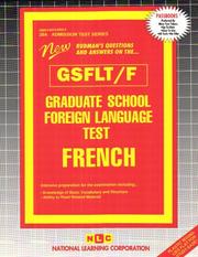 Cover of: Graduate School Foreign Language Test (GSFLT) - French