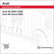 Cover of: Audi A6: 2005-2006 Repair Manual (Windows 2000/XP)