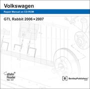 Cover of: Volkswagen GTI, Rabbit: 2006-2007 Repair Manual (Windows 2000/XP)