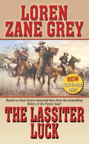 Cover of: The Lassiter Luck (Leisure Western)