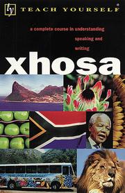 Cover of: Teach Yourself Xhosa Complete Course Audiopackage