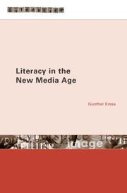 Cover of: Literacy in the New Media Age (Literacies)