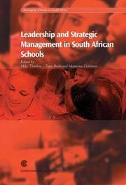 Leadership and strategic management in South African schools