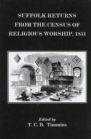 Suffolk returns from the census of religious worship of 1851