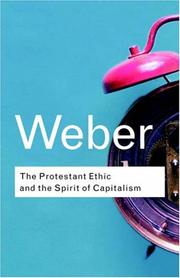 Cover of: The Protestant ethic and the spirit of captalism by Max Weber