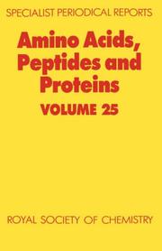 Cover of: Amino Acids & Peptides (Amino Acids and Peptides)
