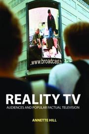Cover of: Reality TV: Factual Entertainment and Television Audiences