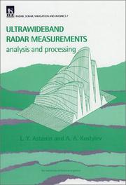 Ultrawideband radar measurements : analysis and processing