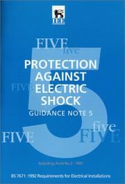 Protection against electric shock