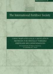 Using maps and local calculation methods for spatially variable fertiliser recommendations