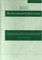 Safety aspects of blended and granulated compound fertilisers based on ammonium nitrate