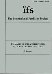 Dynamics of soil and fertiliser nitrogen in arable systems