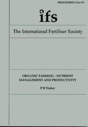 Organic farming : nutrient management and productivity