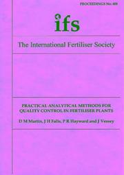 Practical analytical methods for quality control in fertiliser plants