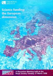 Science funding : the European dimension : a discussion meeting held at the Royal Society Tuesday 17 March 1998