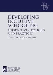 Developing inclusive schooling : perspectives, policies and practices