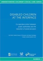 Disabled children at the interface : co-operative action between public authorities and the reduction of social exclusion