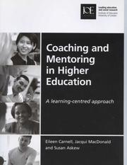 Coaching and mentoring in higher education : a learning-centred approach
