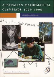 Cover of: Australian Mathematical Olympiads 1979-1995 (Enrichment Series, 12)