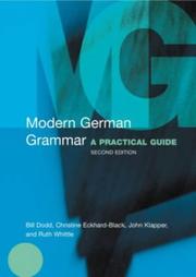Cover of: Modern German Grammar: A Practical Guide (Routledge Grammars)