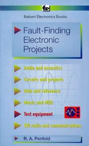Cover of: Fault Finding Electronic Projects