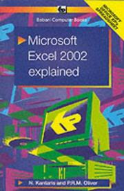 Cover of: Microsoft Excel 2002 Explained (Babani Computer Books)
