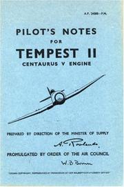 Cover of: Hawker Tempest II -Pilot
