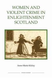 Cover of: Women and Violent Crime in Enlightenment Scotland