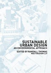 Sustainable urban design : an environmental approach