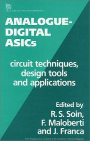 Cover of: Analogue-Digital Asics: Circuit Techniques, Design Tools and Applications (I E E Circuits, Devices and Systems Series)
