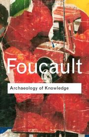 Cover of: Archaeology of Knowledge by Michel Foucault