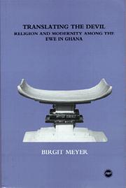 Cover of: Translating the Devil: Religion and Modernity Among the Ewe in Ghana