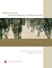 Cover of: Shifting Terrain: The Domestic Politics of the U.S. Military Presence in Asia
