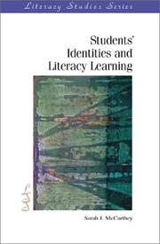 Cover of: Students' Identities and Literacy Learning (Literacy Studies Series)