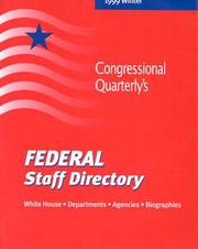 Cover of: Federal Staff Directory: 1999 Winter (Federal Staff Directory Winter)