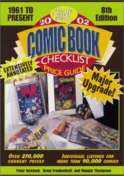 Cover of: 2002 Comic Book Checklist and Price Guide: 1961 To Present (Comic Book Checklist and Price Guide, 2002)